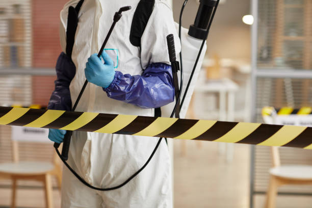 Professional Biohazard Cleanup technician working in Diller, NE